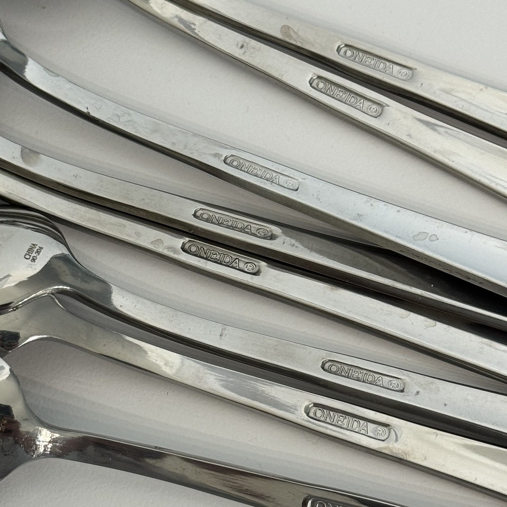 Oneida Nocha 8 Stainless Steel Iced Beverage Spoons - Picture 5 of 5